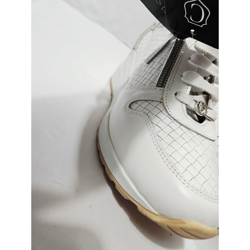 Carmela Women's Casual Wedge Leather Sneakers, Size Euro 40 White - Picture 13 of 16